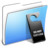 Aqua Smooth Folder Do not disturb Icon